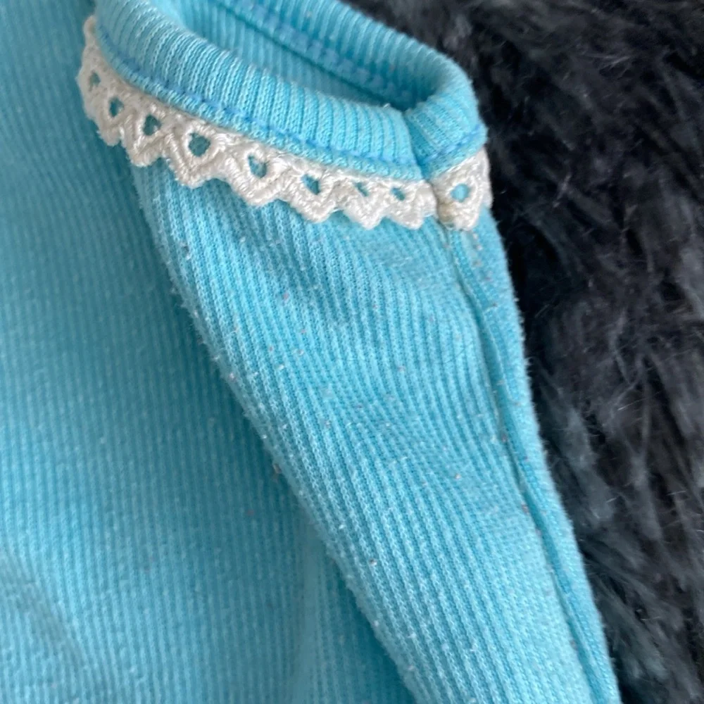Zuhaila baby blue sleepwear tank top
